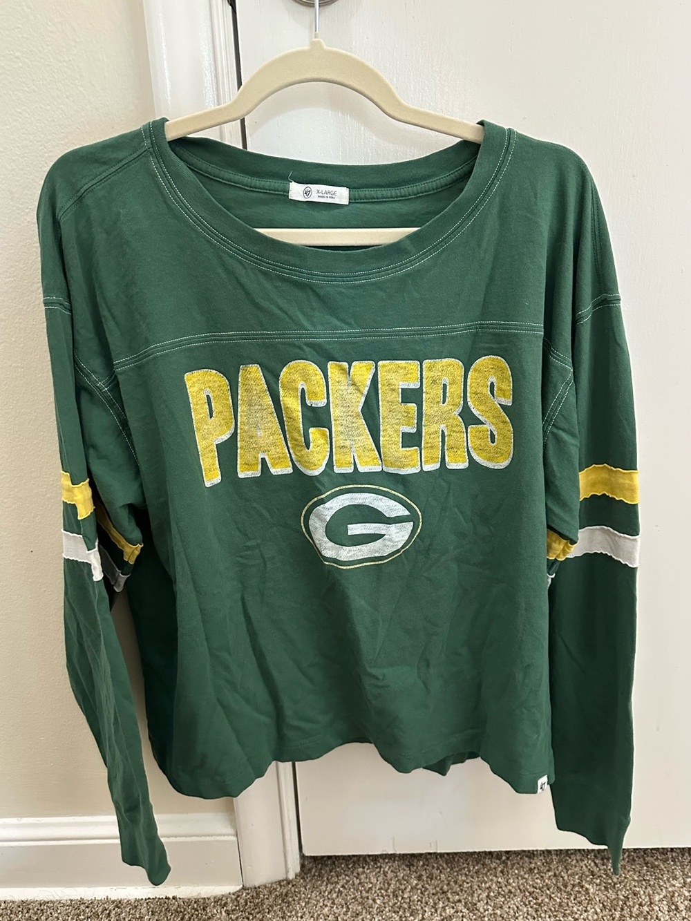 Women’s ‘47 Brand Green Bay Packers Long Sleeve Tee
